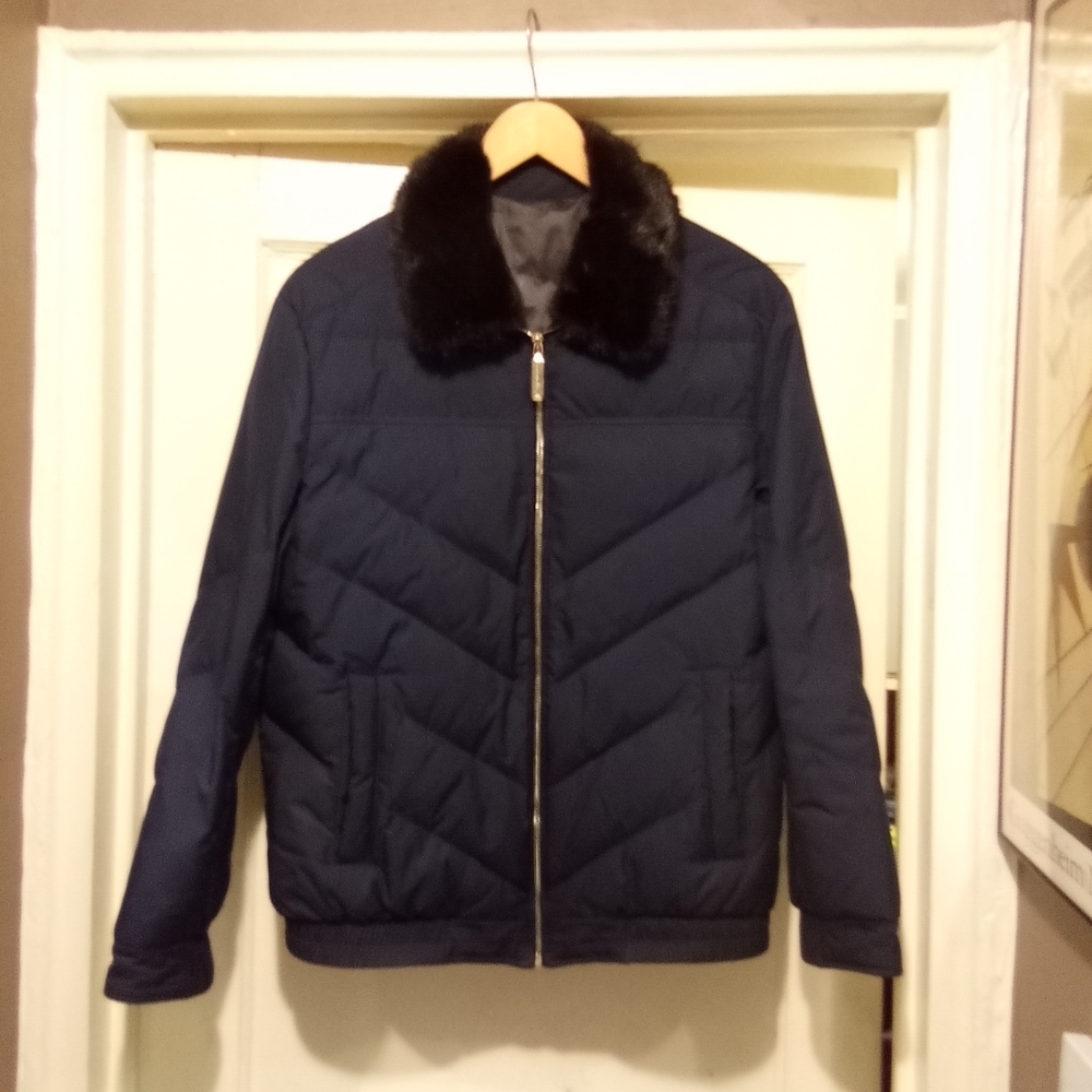 STEFANO RICCI AUTHENTIC JACKET W MINK COLLAR & REAL DOWN FEATHERS
